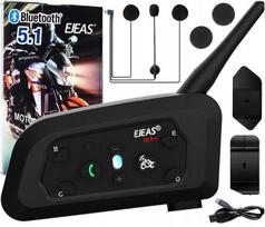ejeas v6 pro - Ejeas V6 Pro TYPE-C Intercom (1 šalmo komplektas) - 1 nuotrauka