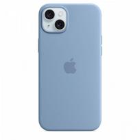 apple iphone 15 silicone case with magsafe - Apple "Silicone Case with MagSafe iPhone 15 Plus (MT193ZM/ A)" Winter Blue - 1 nuotrauka