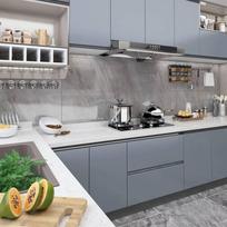 baldu lipni plevele - vidaXL Lipnios plėvelės baldams, 2vnt., pilkos (Grey), 500x90cm, PVC - 1 nuotrauka