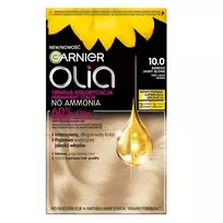 plauku daz - Garnier Olia ilgalaikiai plaukų dažai be amoniako - 10.0 Labai šviesi blondinė (Very Light Blond) - 4 nuotrauka