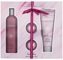 kosmetikos rinkinys - The Indulgent Bathing Co. Serene Moments Maitinantis vonios ir kūno rinkinys 300ml - 2 nuotrauka