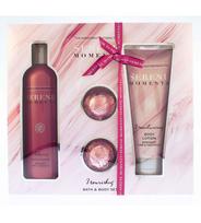 kosmetikos rinkinys - The Indulgent Bathing Co. Serene Moments Maitinantis vonios ir kūno rinkinys 300ml - 5 nuotrauka