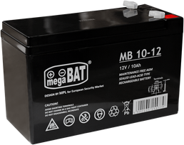 12v 10ah baterija - Lean Cars AGM 12V 10Ah - 1 nuotrauka
