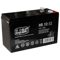 12v 10ah baterija - Lean Cars AGM 12V 10Ah - 3 nuotrauka