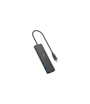 anker usb c - Anker A8309G11 USB-C duomenų šakotuvas 4-in-1 5Gbps Juodas (Black) - 1 nuotrauka