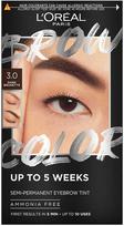 tint brow - L'Oréal Paris Brow Color pusiau ilgalaikiai antakių dažai, 3.0 Tamsiai Ruda (Dark Brunette), 15 ml - 3 nuotrauka
