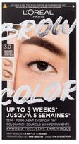 tint brow - L'Oréal Paris Brow Color pusiau ilgalaikiai antakių dažai, 3.0 Tamsiai Ruda (Dark Brunette), 15 ml - 6 nuotrauka