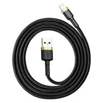 usb lightning laidas baseus - Baseus CALKLF-BV1 Black / Gold - 5 nuotrauka