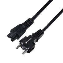 8 pin kabelis - Savio Cable Schuko / 3-pin IEC320 C5 1.8m - 1 nuotrauka