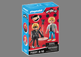 Playmobil Miraculous: Adrien & Cat Noir 71337