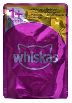 vistiena - Šlapias kačių maistas Whiskas Poultry in Jelly, vištiena/kalakutiena/antiena, 0.085 kg, 80 vnt. - 8 nuotrauka