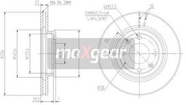 Stabdžių diskas MAXGEAR 19-2376MAX