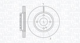 Stabdžių diskas MAGNETI MARELLI 361302040108