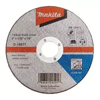 metalo pjovimo diskai 125 mm - Pjovimo diskas 125 X 2,5 A30S Metalui Makita D-18677 - 3 nuotrauka