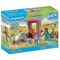 asilies - Playmobil Country Starter Pack Veterinarian use with the donkeys 71471 - 3 nuotrauka