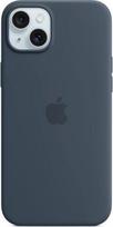 apple iphone 15 magsafe - Apple "Silicone Case with MagSafe iPhone 15 Plus (MT123ZM/ A)" Storm Blue - 1 nuotrauka