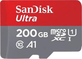 sandisk ultra class 10 - Sandisk 200GB Ultra Android micro SDXC + SD Adapter \ 100MB/s A1 Class 10 UHS-I - 1 nuotrauka