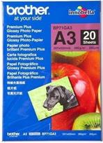 BROTHER PREM.PLUS GLOSSY PHOTO PAPER A3