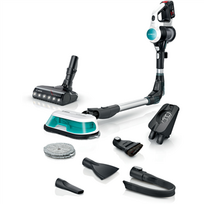 bosch unlimited 7 prohygienic - Bosch Unlimited 7 ProHygienic Aqua, 2in1, Juodas/Baltas (Black/White) - 2 nuotrauka