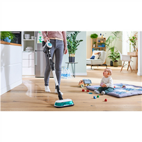 bosch unlimited 7 prohygienic - Bosch Unlimited 7 ProHygienic Aqua, 2in1, Juodas/Baltas (Black/White) - 3 nuotrauka