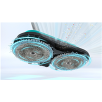bosch unlimited 7 prohygienic - Bosch Unlimited 7 ProHygienic Aqua, 2in1, Juodas/Baltas (Black/White) - 4 nuotrauka