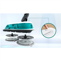 bosch unlimited 7 prohygienic - Bosch Unlimited 7 ProHygienic Aqua, 2in1, Juodas/Baltas (Black/White) - 6 nuotrauka
