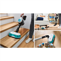 bosch unlimited 7 prohygienic - Bosch Unlimited 7 ProHygienic Aqua, 2in1, Juodas/Baltas (Black/White) - 9 nuotrauka