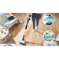 bosch unlimited 7 prohygienic - Bosch Unlimited 7 ProHygienic Aqua, 2in1, Juodas/Baltas (Black/White) - 11 nuotrauka