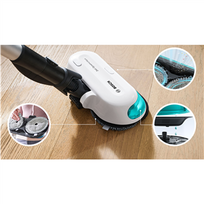 bosch unlimited 7 prohygienic - Bosch Unlimited 7 ProHygienic Aqua, 2in1, Juodas/Baltas (Black/White) - 13 nuotrauka