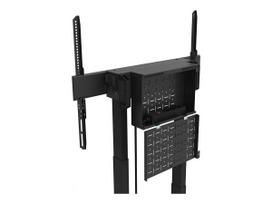 tv laikiklis vesa 100x100 - NEOMOUNTS BY NEWSTAR MOTORISED MOBILE FLOOR STAND - VESA 100X100 UP TO 800X600 BLACK - 8 nuotrauka