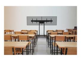 tv laikiklis vesa 100x100 - NEOMOUNTS BY NEWSTAR MOTORISED MOBILE FLOOR STAND - VESA 100X100 UP TO 800X600 BLACK - 10 nuotrauka