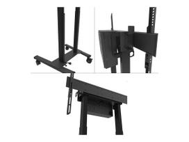 tv laikiklis vesa 100x100 - NEOMOUNTS BY NEWSTAR MOTORISED MOBILE FLOOR STAND - VESA 100X100 UP TO 800X600 BLACK - 12 nuotrauka