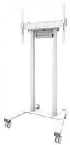 vesa 100x100 laikiklis - NEOMOUNTS BY NEWSTAR MOTORISED MOBILE FLOOR STAND - VESA 100X100 UP TO 800X600 WHITE - 3 nuotrauka