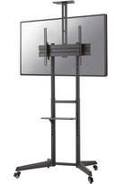 NEOMOUNTS BY NEWSTAR MOBILE FLOOR STAND INCL. AV- AND CAM SHELF (HEIGHT ADJUSTABLE: 128,5-145 CM)