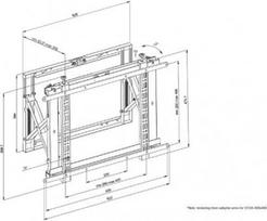 laikiklis 200x200 - NEOMOUNTS WALL MOUNTED VIDEO WALL MOUNT (POP-OUT/LPORTRAIT & LANDSCAPE, PRE-ASSEMBLED) - 2 nuotrauka