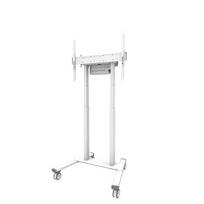 vesa 100x100 laikiklis - NEOMOUNTS BY NEWSTAR MOTORISED MOBILE FLOOR STAND - VESA 100X100 UP TO 800X600 WHITE - 4 nuotrauka