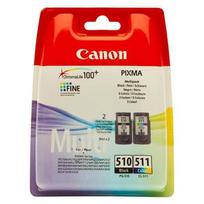 spausdintuvo canon kasetes - Rašalinio spausdintuvo kasetė Canon PG-510/CL-511 Multipack - 3 nuotrauka