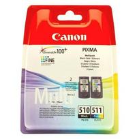 spausdintuvo canon kasetes - Rašalinio spausdintuvo kasetė Canon PG-510/CL-511 Multipack - 4 nuotrauka