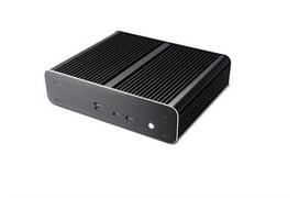 mini itx korpusas - Akasa Euler TX Thin Mini-ITX Case Black - 1 nuotrauka