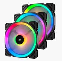ledu ausintuvai - Corsair LL120 RGB Dual Light Loop RGB LED PWM Fan 3 Pack + Lighting Node PRO - 2 nuotrauka