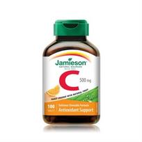 JAMIESON VITAMINAS C APELSINŲ SKONIO, 500 mg, 100 kramtomųjų tablečių