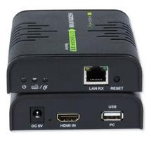 Techly 028214 HDMI KVM Extender with USB by Cat. 5/5e/6 Cable 120m