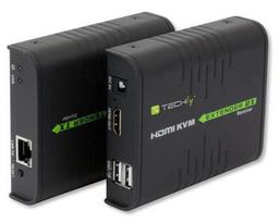 ilgintuvas 20m - Techly 028214 HDMI KVM Extender with USB by Cat. 5/5e/6 Cable 120m - 3 nuotrauka