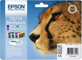 Epson C13T07154012 Ink cartridge multi pack, Juodas, Cyan, Magenta, Geltona