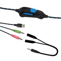 ausines led - ART Flash Illuminate Headphones Blue/Black (Mėlynos / Juodos) - 7 nuotrauka
