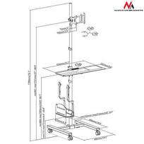 wheel stand - Maclean MC-793 Professional Stand on Wheels - 4 nuotrauka