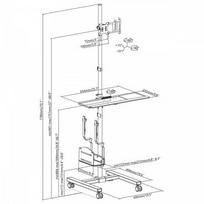 wheel stand - Maclean MC-793 Professional Stand on Wheels - 8 nuotrauka