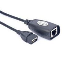 lan adapteris - Gembird Adapter for LAN Black 0.3m - 2 nuotrauka