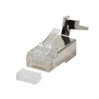 cat 6 shielded cable - LogiLink® Modular Plug Cat.6A RJ45 for Cat7,Cat.6A, Cat.6 cable 50 pcs. - 1 nuotrauka