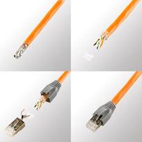 cat 6 shielded cable - LogiLink® Modular Plug Cat.6A RJ45 for Cat7,Cat.6A, Cat.6 cable 50 pcs. - 4 nuotrauka